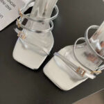 صندل پاشنه دار ساده - کد (23487) - تصویر 8